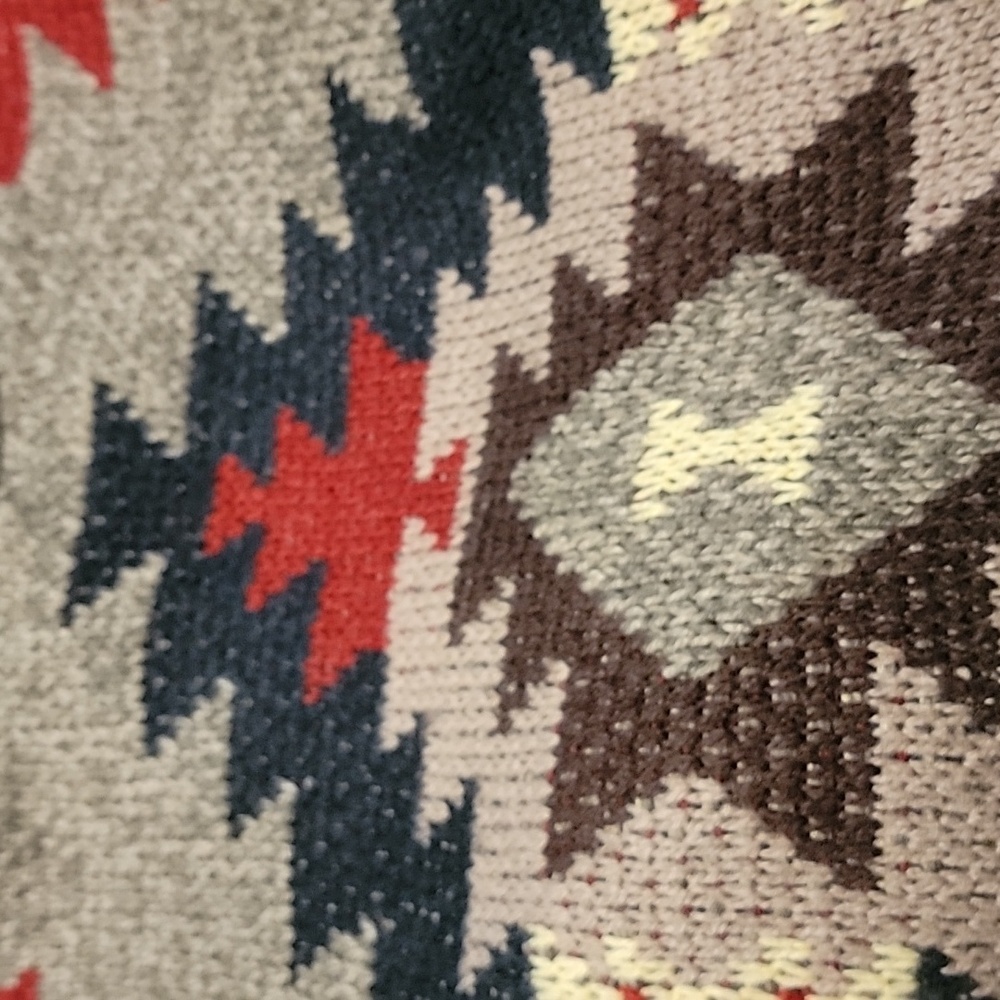 Lucky Brand Aztec Wool Novelty Crew Sweater NWT S M L XL XXL - Picture 3 of 10